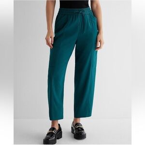 Express High Waisted Pull On Cargo Ankle Pant